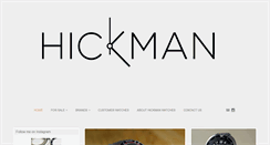 Desktop Screenshot of hickman-watches.com